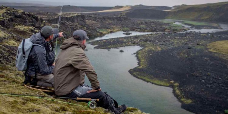 Fly fishing in Iceland